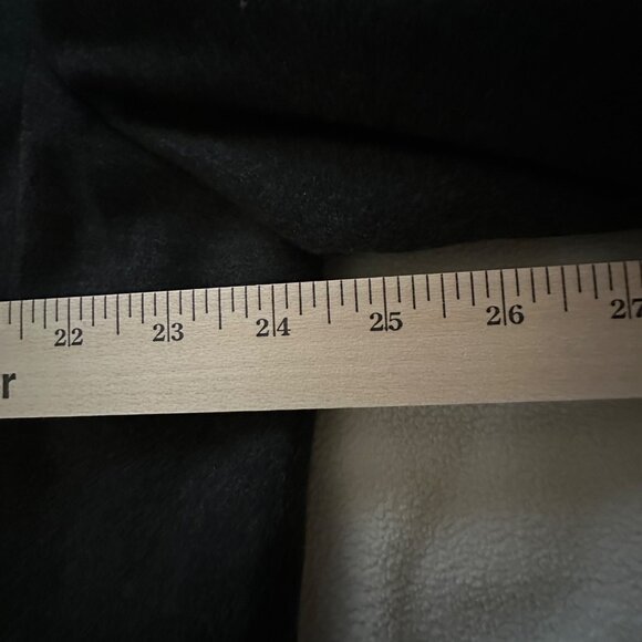 Y2K Pea Coat Quails Med Gray Lined Men's 2 Exterior 1 Interior Pocket  SZ L - Picture 3 of 9